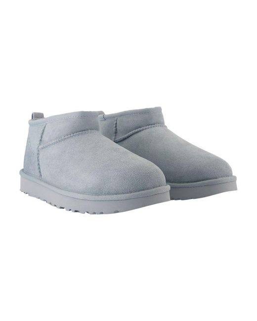 Ugg Gray W Classic Ultra Mini Boots