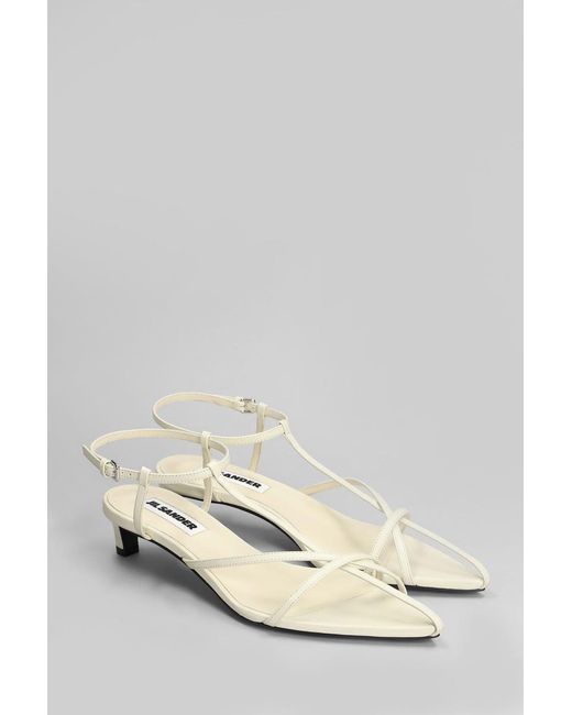 Jil Sander White Sandals