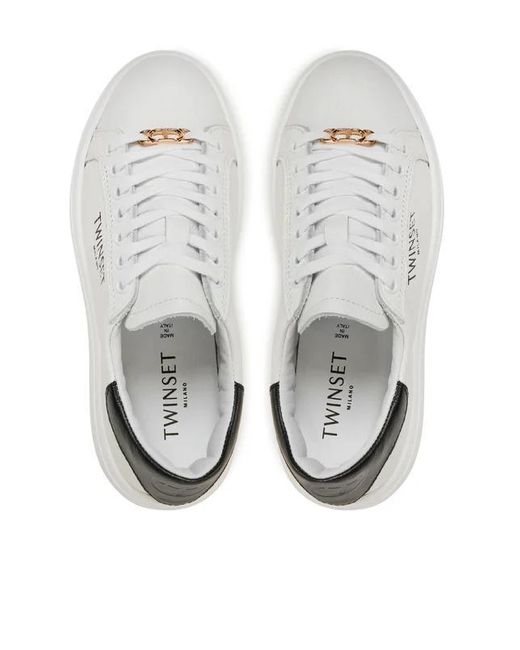 Twin Set White Twin-Set Sneakers