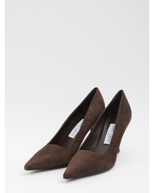 Jimmy Choo Brown Ixia Pumps