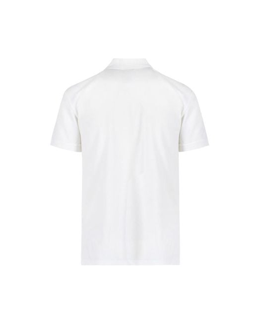 Alexander McQueen White Logo Polo Shirt for men