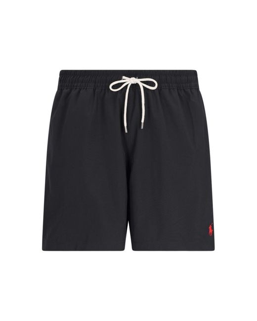 Polo Ralph Lauren Black Traveler' Swimming Shorts for men