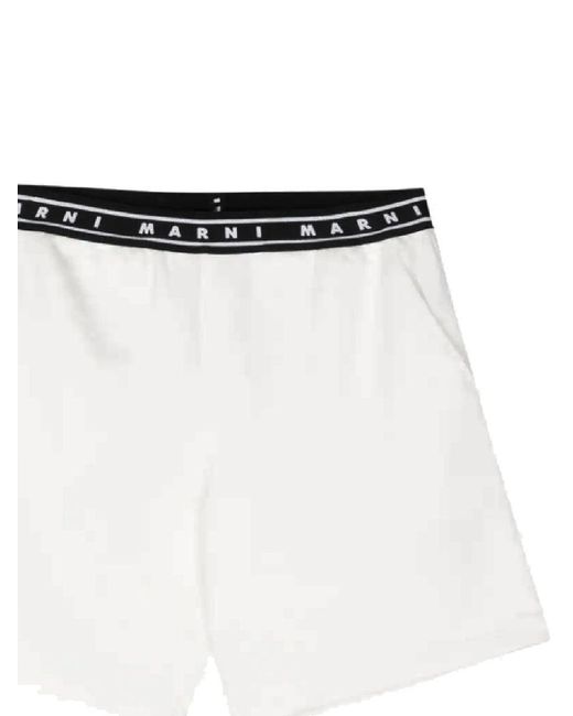 Marni White Shorts for men