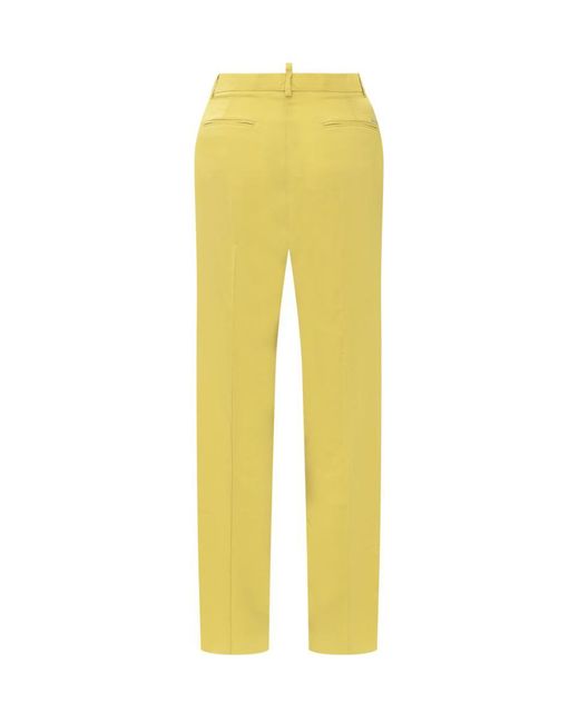 DSquared² Yellow Slouchy Trousers