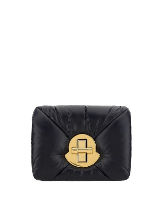 Moncler Black Mini Puf Crossbody Bag