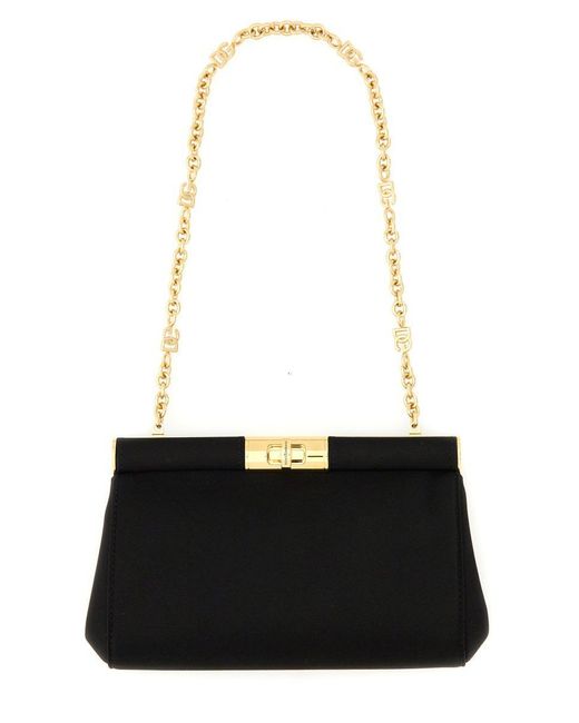 Dolce & Gabbana Black Small "Marlene" Shoulder Bag