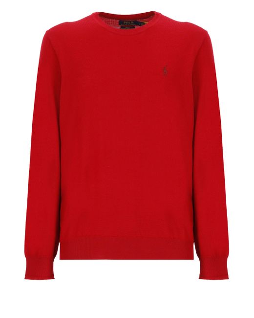 Ralph Lauren Wool Sweaters in Red for Men Lyst