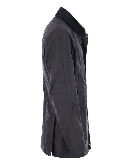 Barbour Black Ashby Wax Jacket for men