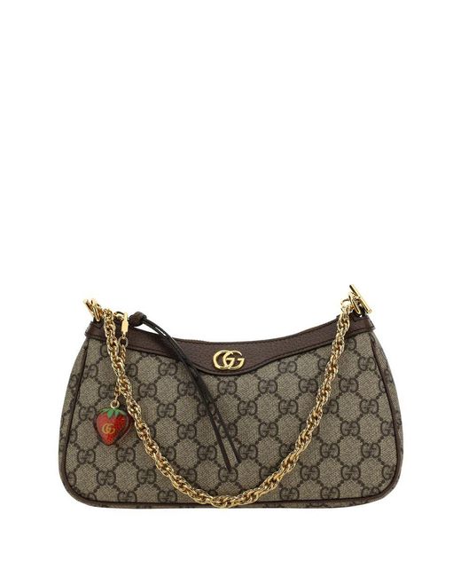 Gucci Gray Shoulder Bags