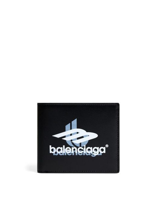 Balenciaga Black Wallet With Logo for men