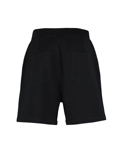 DSquared² Black Icon Cotton Shorts for men