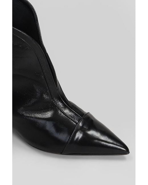 Alchimia Black High Heels Ankle Boots