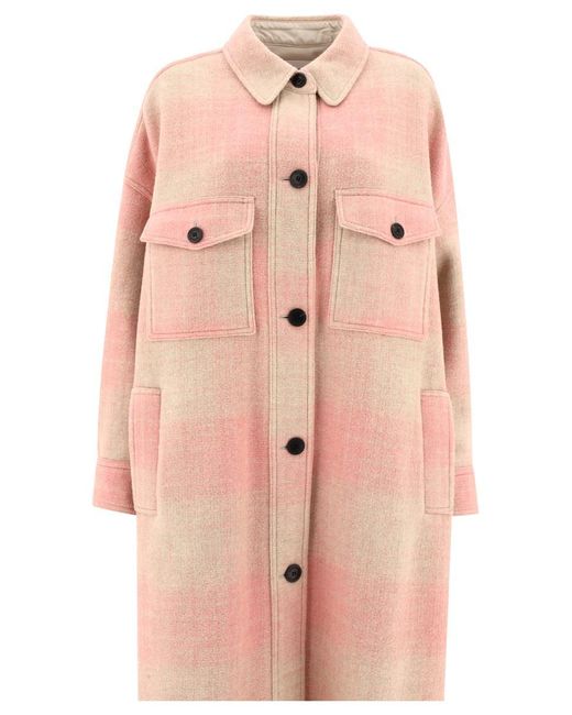 Isabel Marant Pink "Fontizi" Coat
