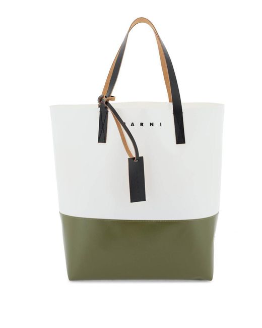 Marni Green Tribeca Tote Bag for men