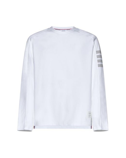 Thom Browne White T-shirts And Polos for men