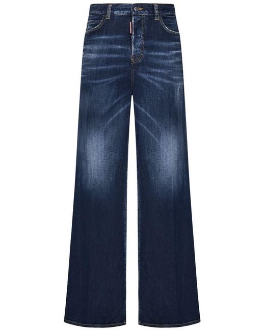 DSquared² Blue Dark Everyday Wash Traveller Jeans