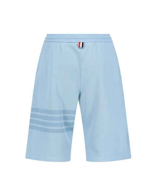 Thom Browne Blue Trousers for men