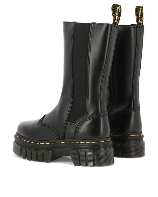 Dr. Martens Black "audrick Chelsea Tall" Boots