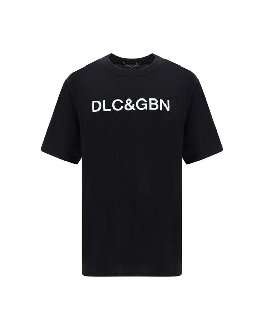 Dolce & Gabbana Black T-Shirts for men