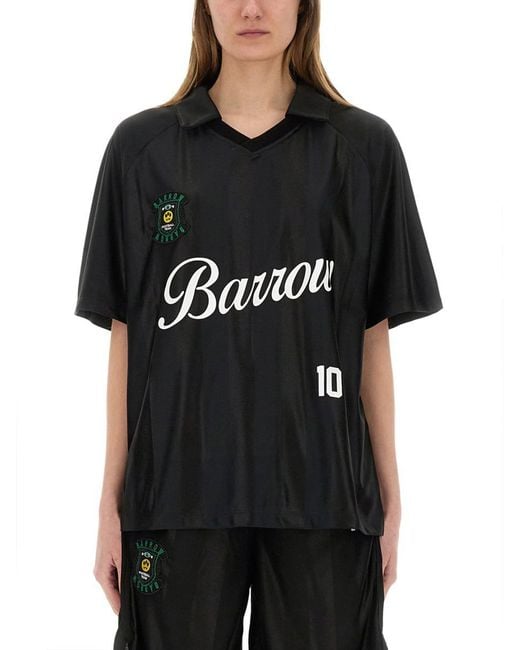 Barrow Black Triacetate T-Shirt