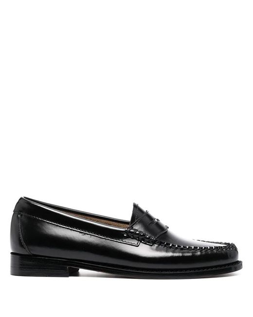 G.H.BASS Black 20mm Penny Loafers