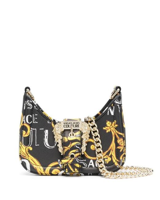 Versace Jeans Couture Baroque Buckle Crossbody Bag - Farfetch