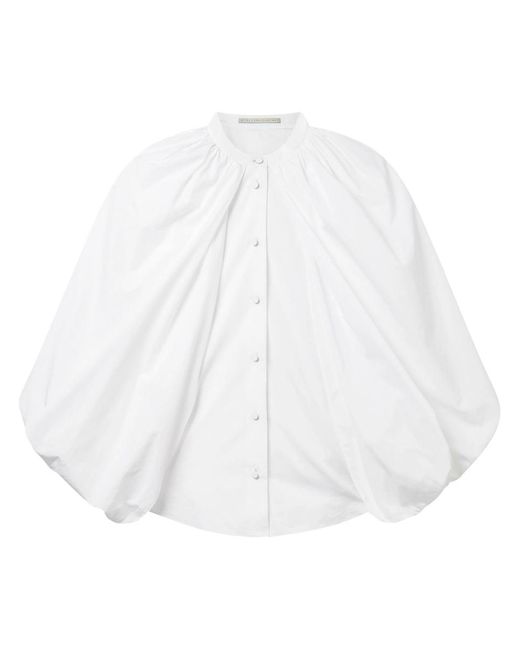 Stella McCartney White Balloon Cotton Shirt