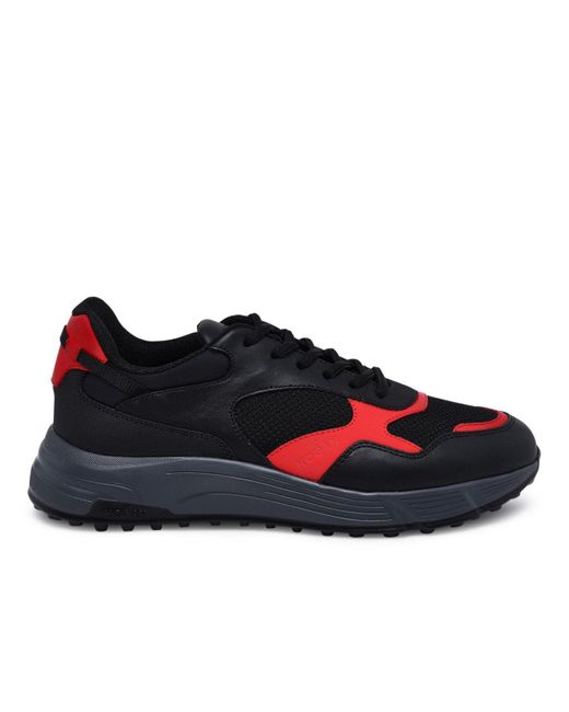 HOGAN SNEAKER INTERACTIVE VERNICE Donna Nero lucido | Mascheroni Moda