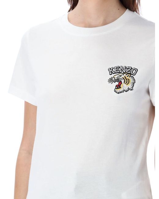 KENZO White Tiger Varsity Classic T-Shirt