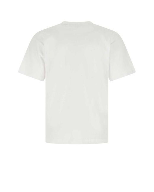 Gcds White Crew-neck T-shirt for men