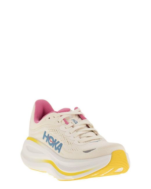 Hoka One One White Bondi 9
