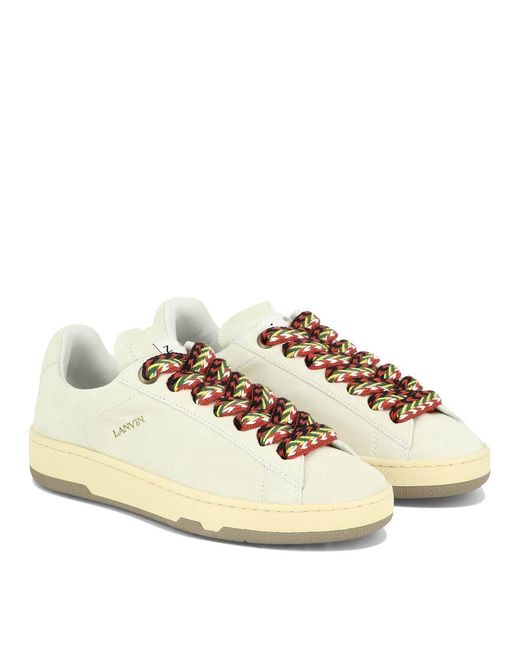 Lanvin Natural "Lite Curb" Sneakers