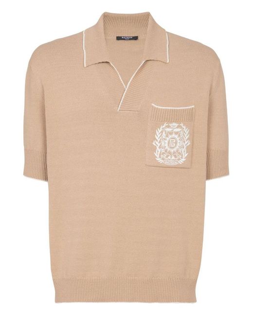 Balmain Natural T-Shirts And Polos for men