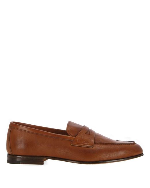 Church's Brown Flat Shoes for men