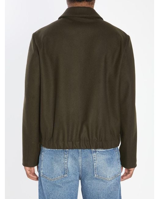 Barena Green Magan Caramal Outerwear for men