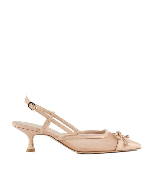 Stuart Weitzman Pink Kitty Slingback 50