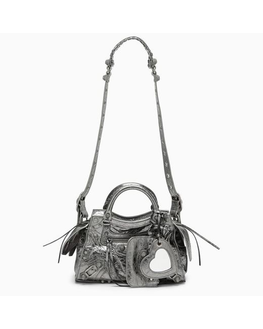 Balenciaga Gray Neo Cagole Xs Bag