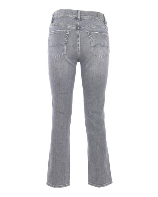7 For All Mankind Gray Jeans