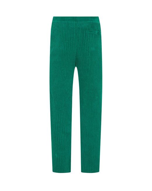 Bonsai Green Knit Pants for men