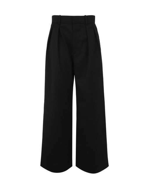 Wardrobe NYC Black Low Rise Trouser Clothing