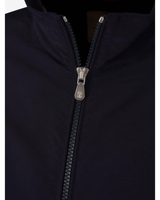 Brunello Cucinelli Blue Pockets Technical Jacket for men