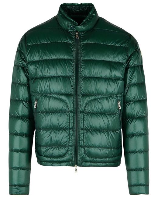 Moncler Green 'Acorus' Polyamide Down Jacket for men