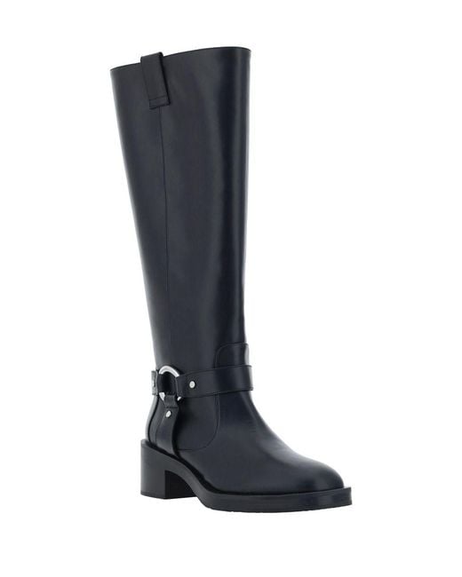 Stuart Weitzman Blue Boot "Jax"