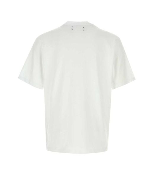 Amiri White Cotton T-Shirt for men