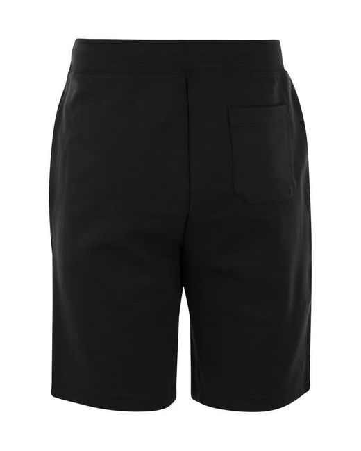 Polo Ralph Lauren Black Double-Knit Shorts for men