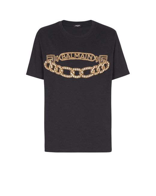 Balmain Black T-Shirts And Polos for men