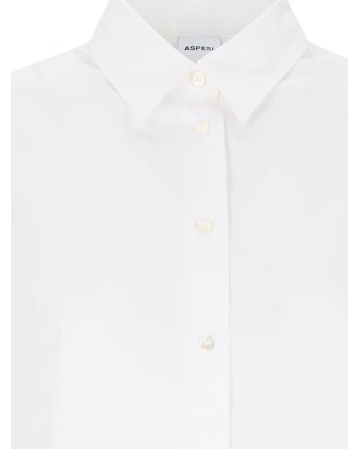 Aspesi White Cotton Shirt