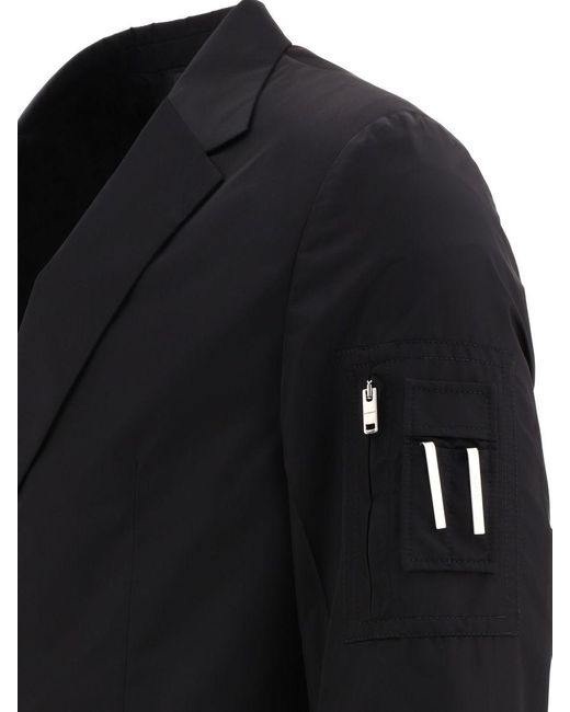 Givenchy Black Tech Fabric Blazer for men