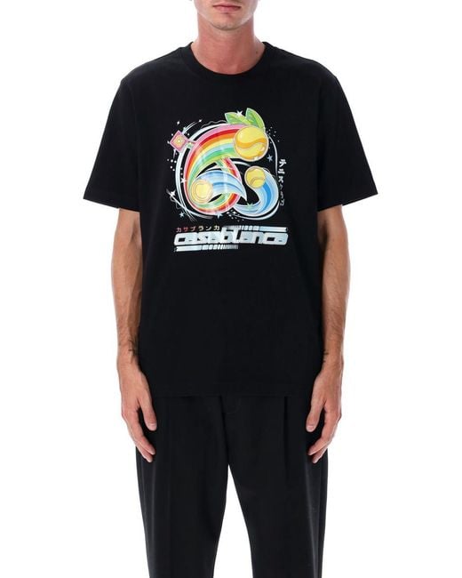 Casablanca Black Logo Plaque Bracelet for men