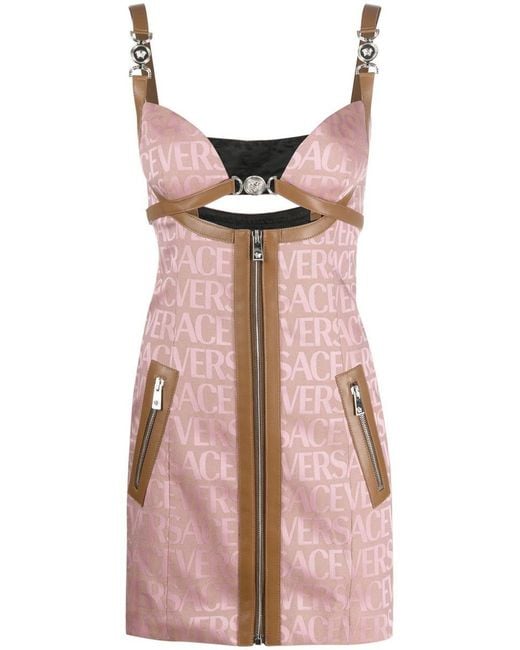 Versace Pink Dress From 'la Vacanza' Collection